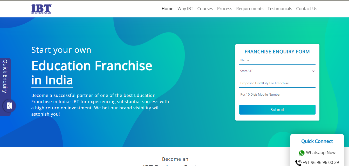 IBT Education Franchise